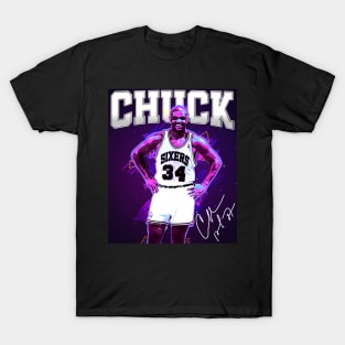 Charles Barkley The Chuck Basketball Legend Signature Vintage Retro 80s 90s Bootleg Rap Style T-Shirt